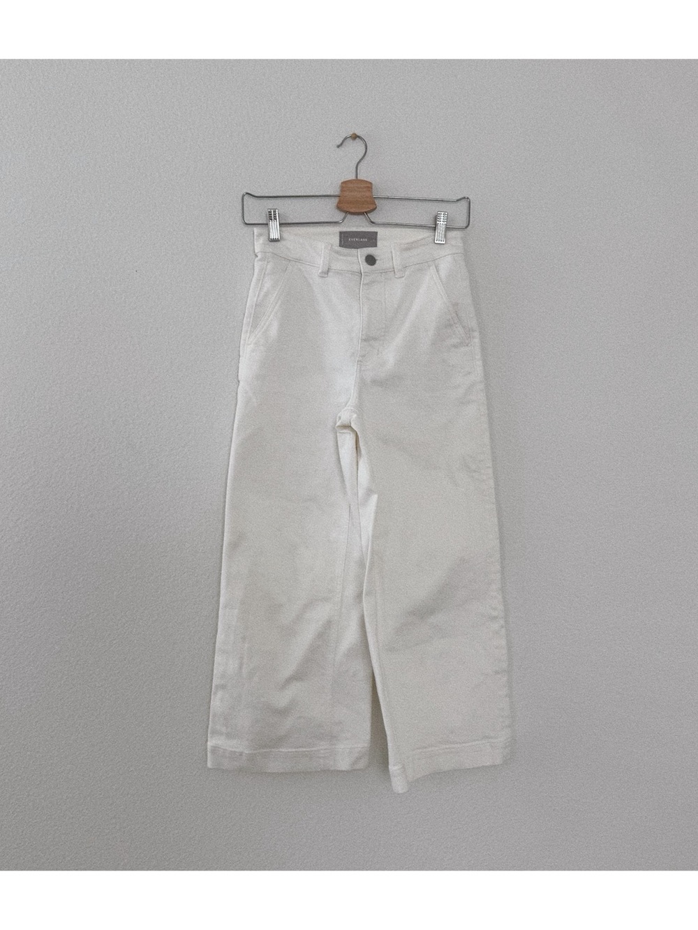everlane cotton wide-leg crop pant